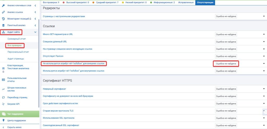 serpstat семантическое ядро