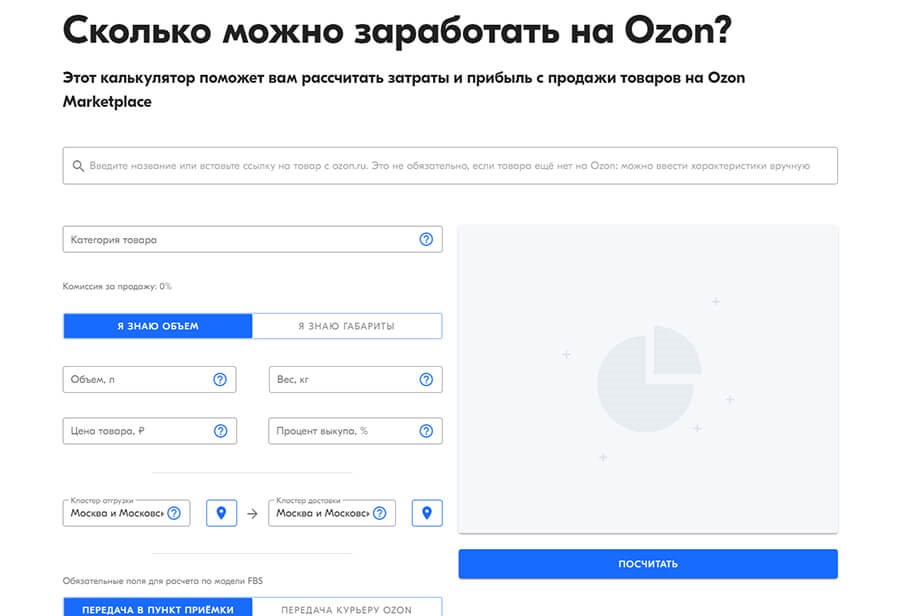 условия продажи на озон