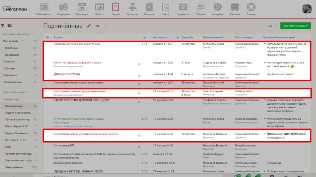 Рейтинг CRM — функция контроля за сотрудниками