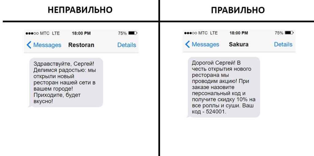 смс маркетинг сакура