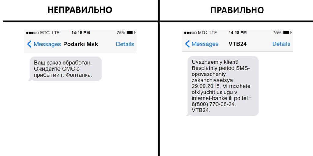 смс маркетинг заказ